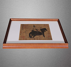 石门书画装裱配框服务案例